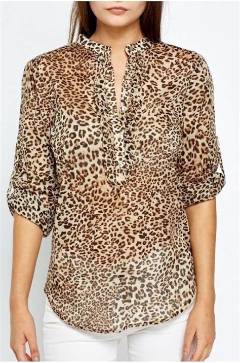 leopard print tops amazon|leopard print top zara.